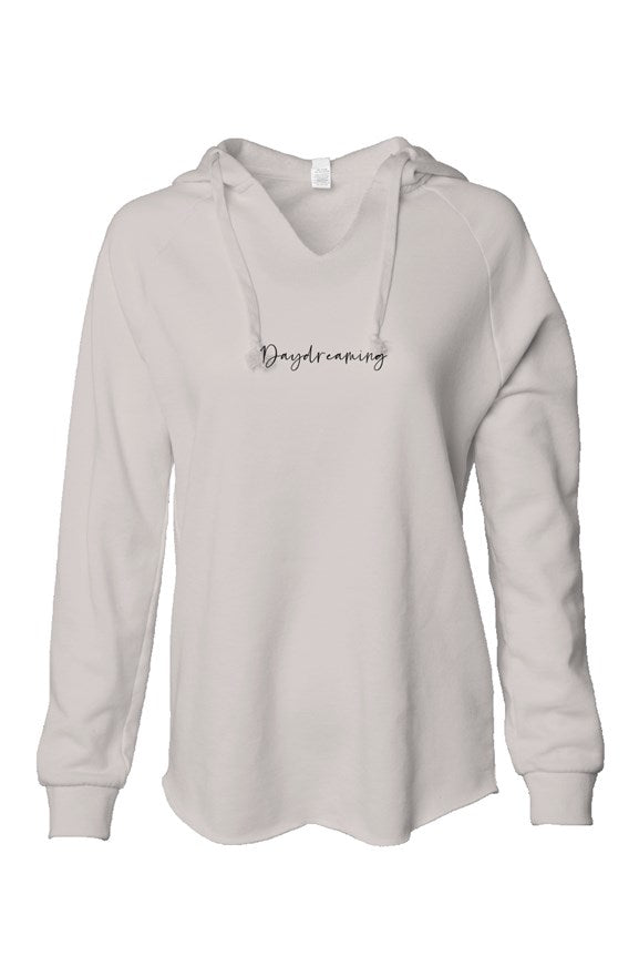 Daydreaming Womens Lightweight  Wash Hooded Sweatshirt