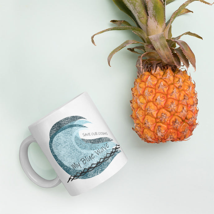 My Blue Wave - Save Our Oceans Coffee Mug
